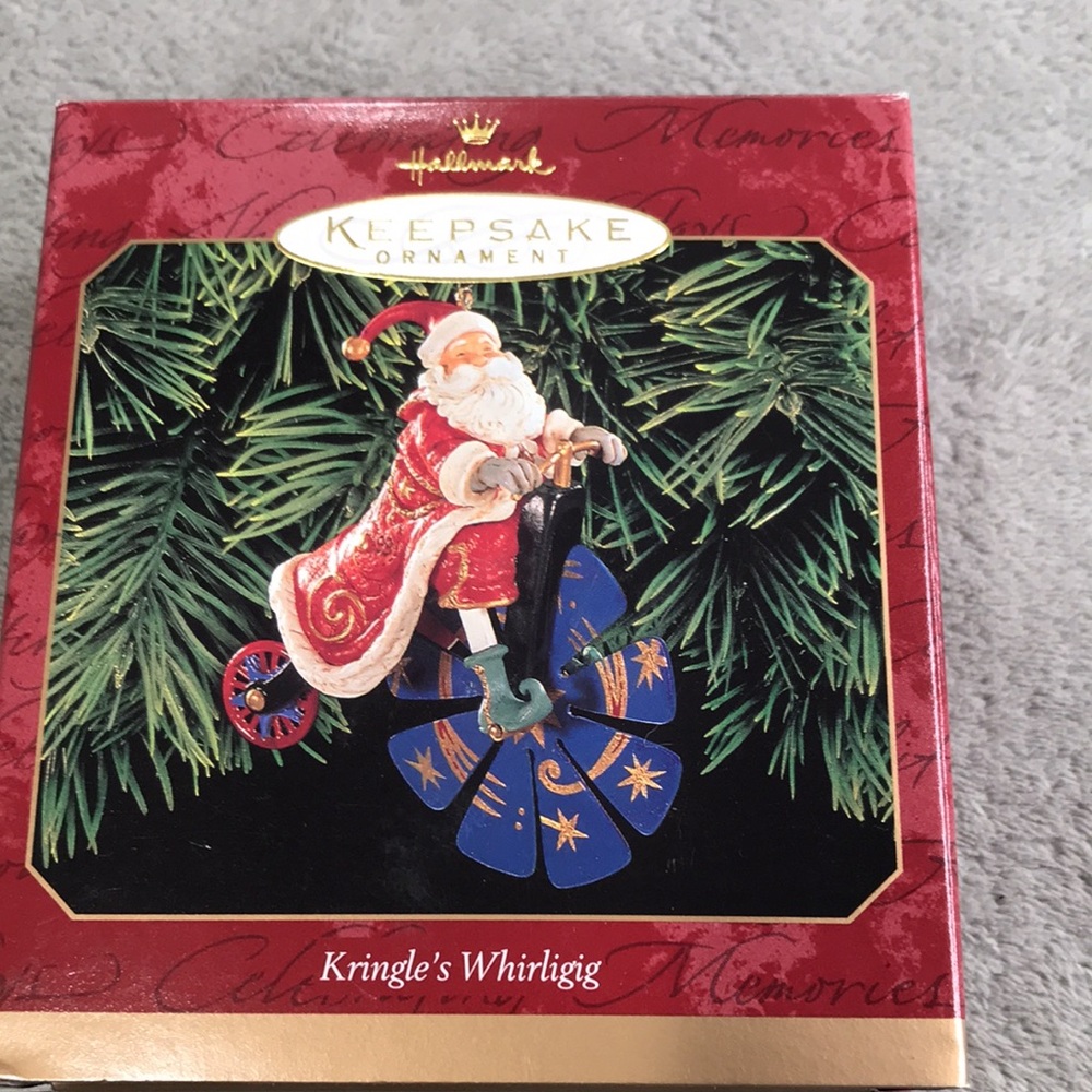 Hallmark Keepsake Ornaments Lot of 3 Santas Vintage New in Box - Picture 2 of 15